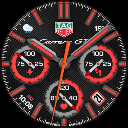 TAG HEUER CARRERA 4 Watch Face screenshot