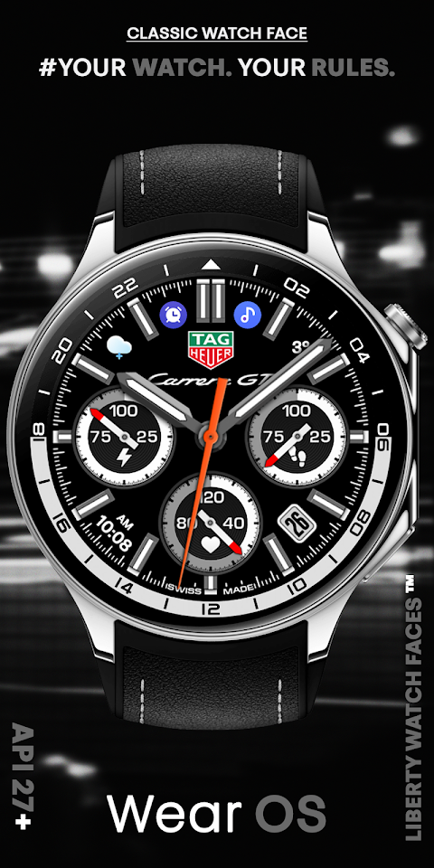TAG HEUER CARRERA 4 Watch Face screenshot