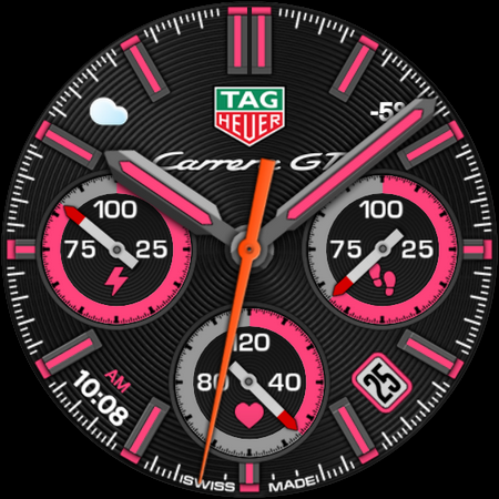 TAG HEUER CARRERA 4 Watch Face screenshot