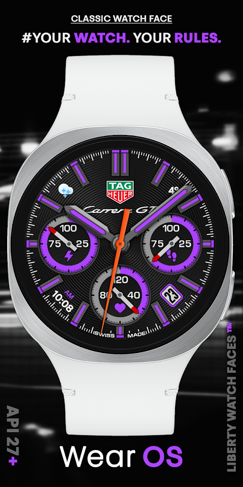 TAG HEUER CARRERA 4 Watch Face screenshot