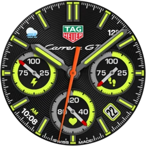 TAG HEUER CARRERA 4 Watch Face