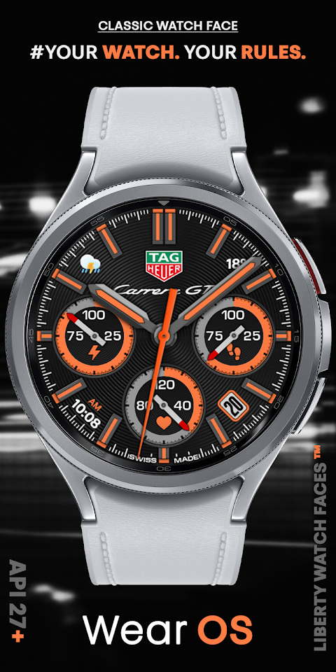 TAG HEUER CARRERA 4 Watch Face screenshot