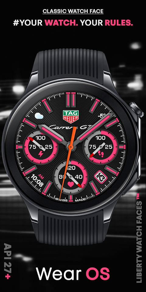 TAG HEUER CARRERA 4 Watch Face screenshot