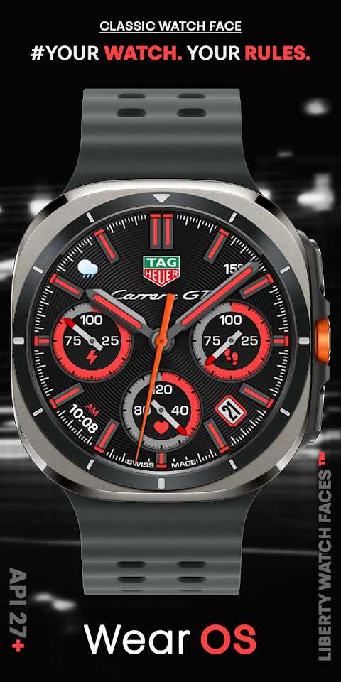 TAG HEUER CARRERA 4 Watch Face screenshot