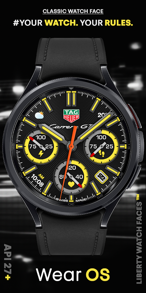 TAG HEUER CARRERA 4 Watch Face screenshot