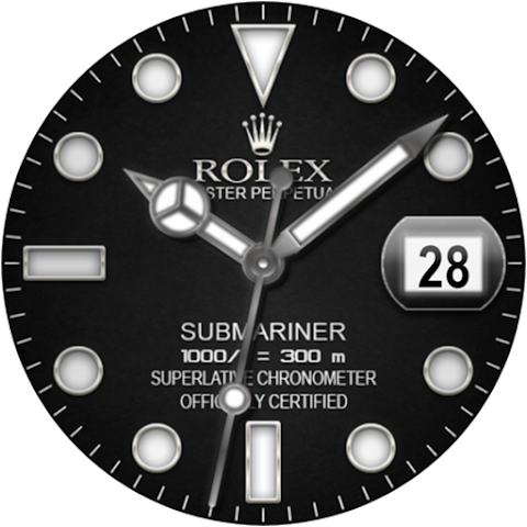 Rolex Submariner Watch face screenshot