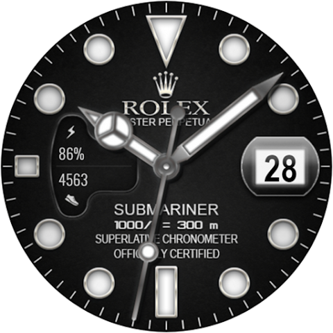 Rolex Submariner Watch face screenshot
