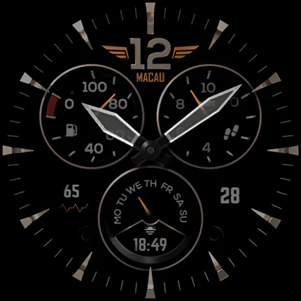 S4U Macau Pilot watch face screenshot