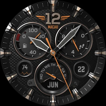 S4U Macau Pilot watch face screenshot