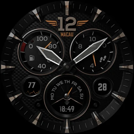 S4U Macau Pilot watch face screenshot