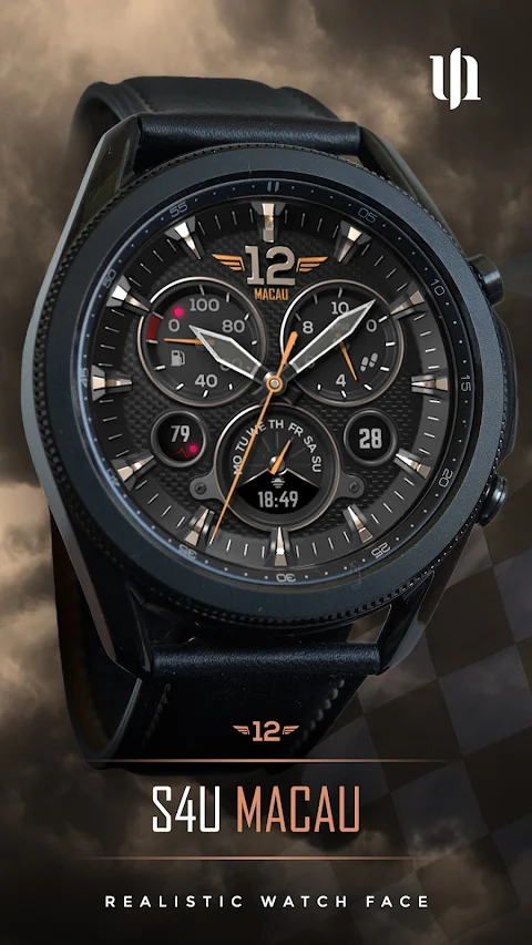 S4U Macau Pilot watch face screenshot