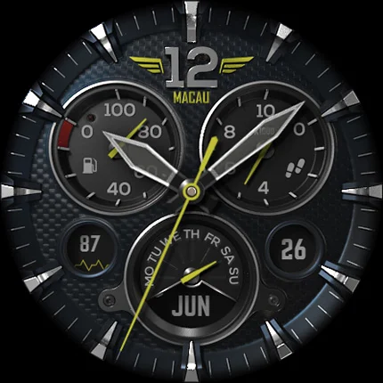 S4U Macau Pilot watch face screenshot