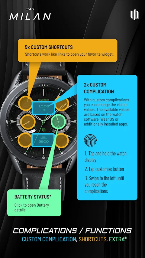 S4U Milan – Luxury watch face screenshot