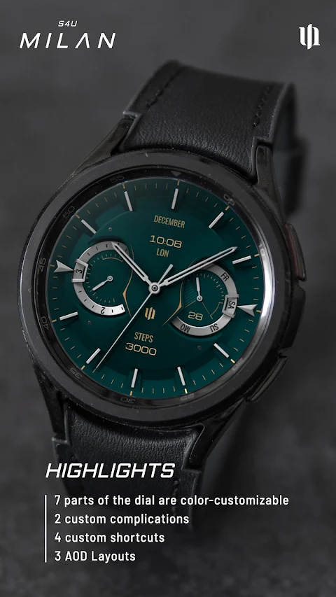 S4U Milan – Luxury watch face screenshot