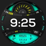S4U Tempest digital watch face