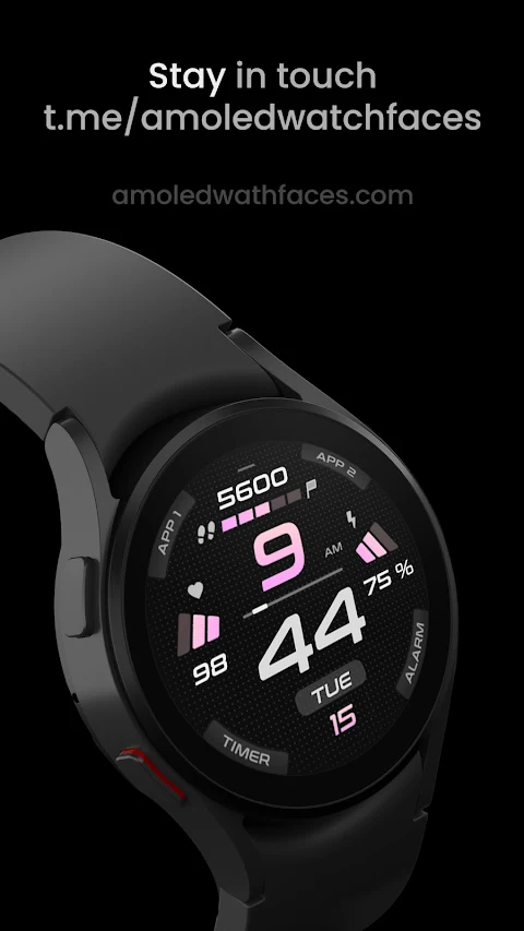 SPORT xDark Watch Face screenshot