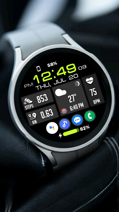 Tiles Window Watch Face NTV556 screenshot