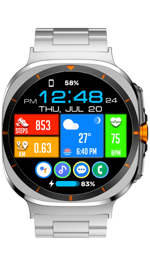 Tiles Window Watch Face NTV556 screenshot