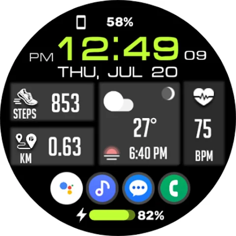 Tiles Window Watch Face NTV556 screenshot