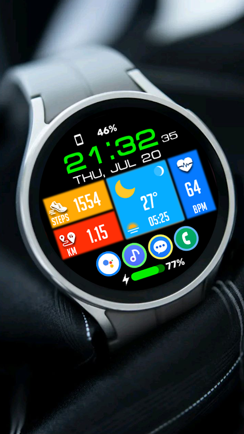 Tiles Window Watch Face NTV556 screenshot