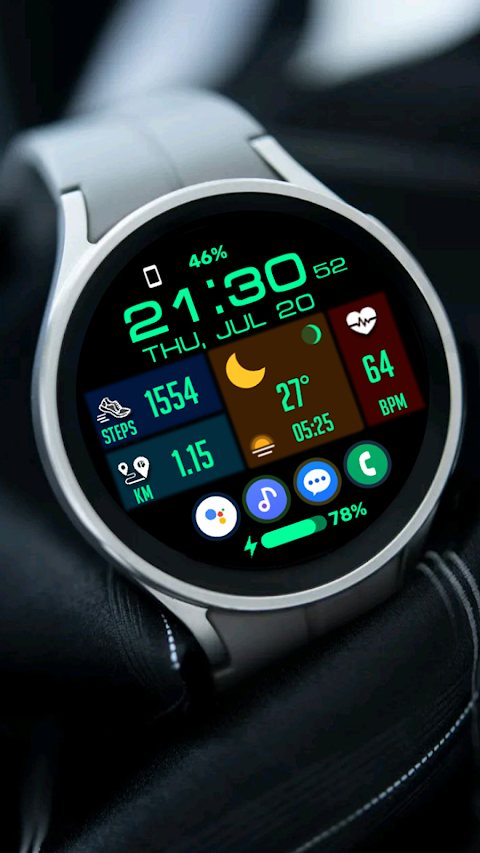Tiles Window Watch Face NTV556 screenshot