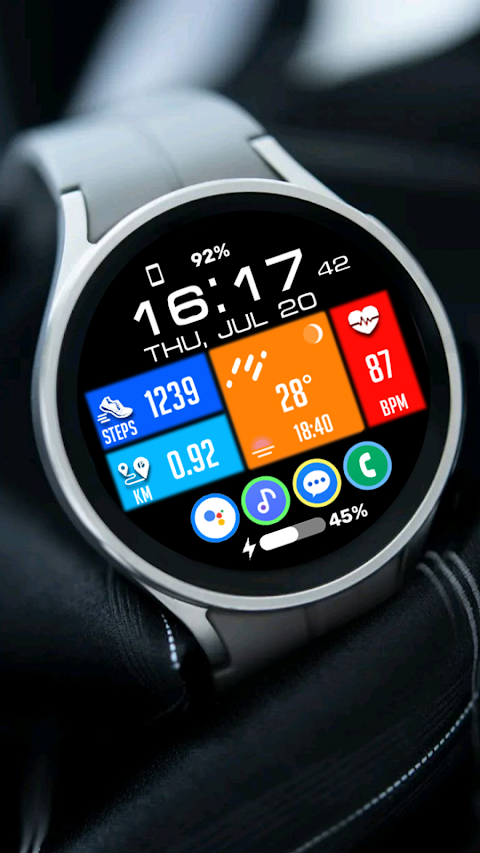 Tiles Window Watch Face NTV556 screenshot