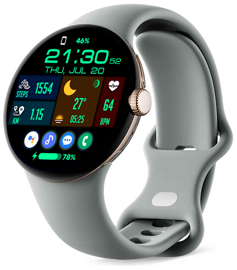 Tiles Window Watch Face NTV556 screenshot