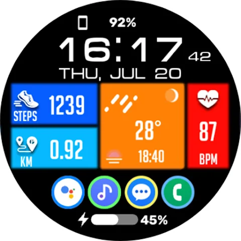 Tiles Window Watch Face NTV556 screenshot