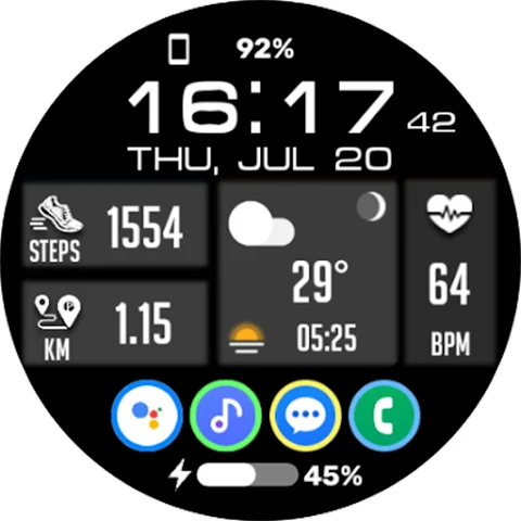 Tiles Window Watch Face NTV556 screenshot