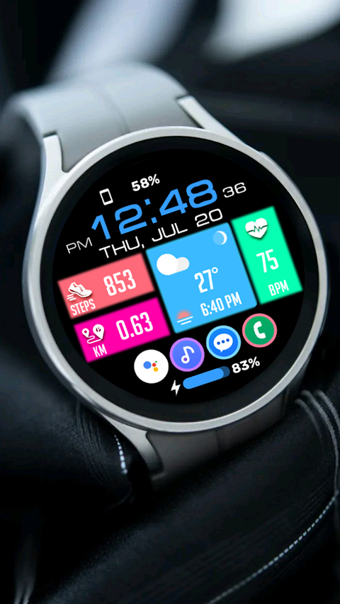 Tiles Window Watch Face NTV556 screenshot