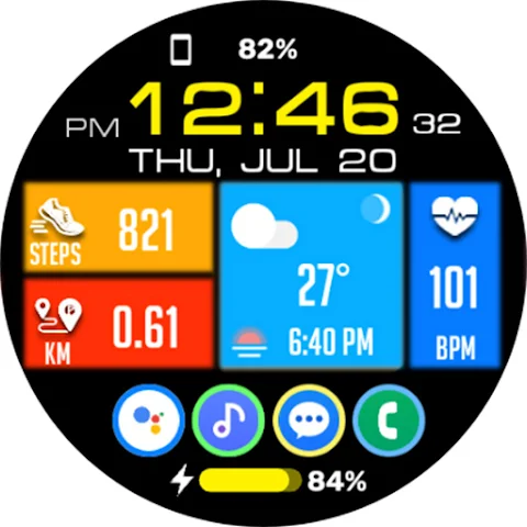 Tiles Window Watch Face NTV556 screenshot
