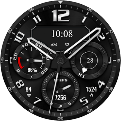 TurboStep Hybrid Watch Face screenshot