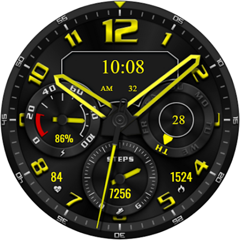 TurboStep Hybrid Watch Face screenshot