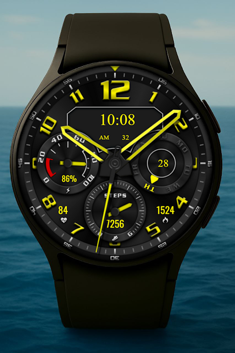 TurboStep Hybrid Watch Face screenshot