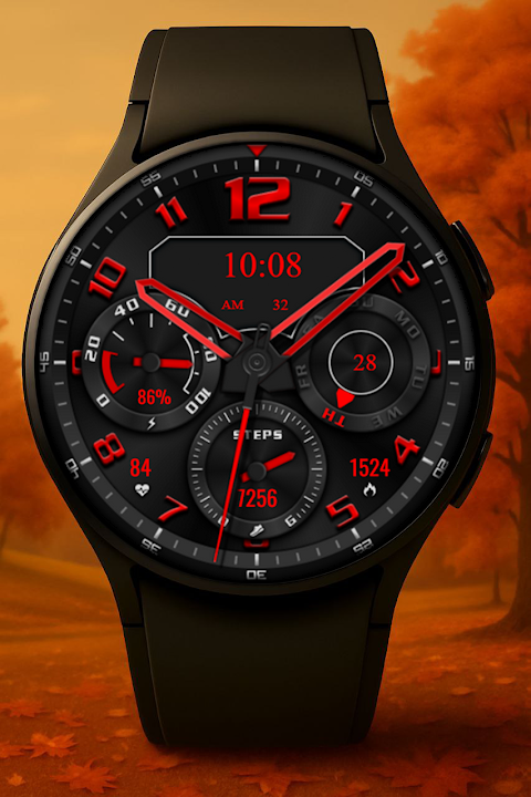 TurboStep Hybrid Watch Face screenshot