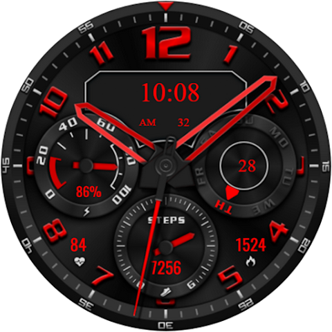 TurboStep Hybrid Watch Face screenshot