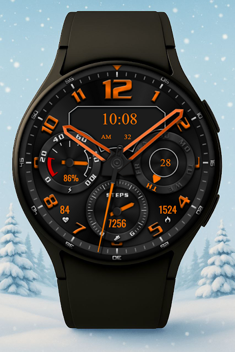 TurboStep Hybrid Watch Face screenshot
