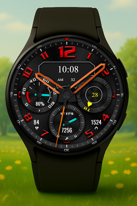 TurboStep Hybrid Watch Face screenshot