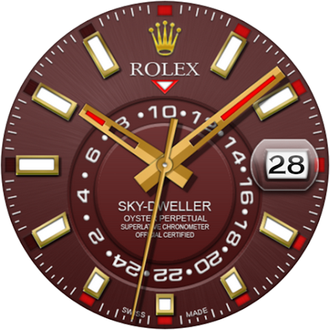 Rolex Sky-Dweller Watch face screenshot