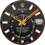 Rolex Sky-Dweller Watch face
