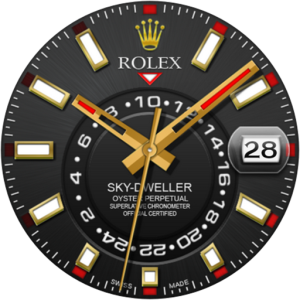 Rolex Sky-Dweller Watch face