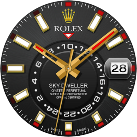 Rolex Sky-Dweller Watch face screenshot