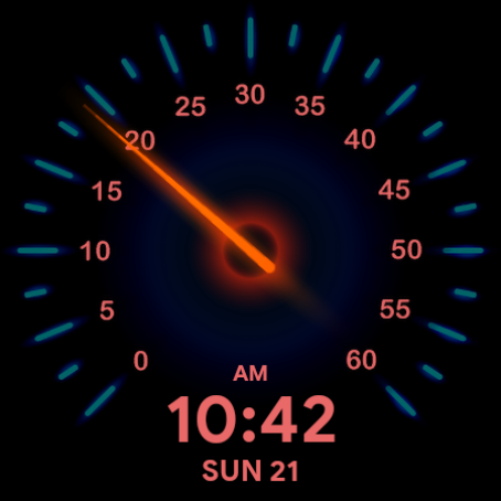 Velocity Watch Face screenshot