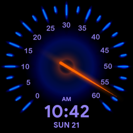 Velocity Watch Face screenshot