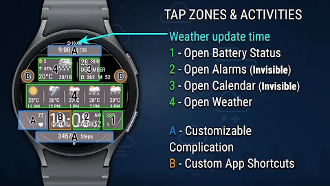 VF02 Weather Inform Watch Face screenshot