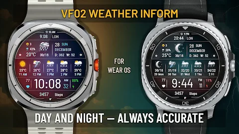 VF02 Weather Inform Watch Face screenshot