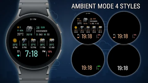 VF02 Weather Inform Watch Face screenshot