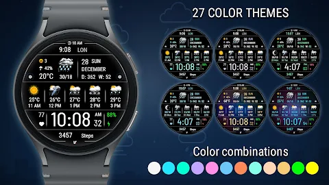 VF02 Weather Inform Watch Face screenshot