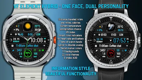 VF Element Hybrid Watch Face screenshot