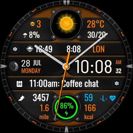 VF Element Hybrid Watch Face screenshot